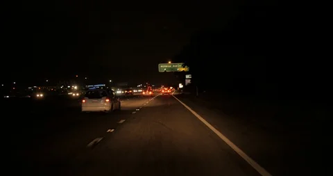 Front driving plate - Hwy 101 at Bayside Manor Park, San Francisco Stock Footage 113746126