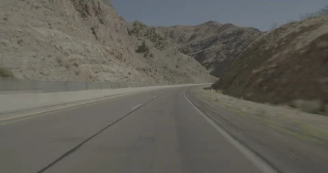 Front driving plate - I-15 at Mile 16 Beaver Dam Stock Footage 288339338