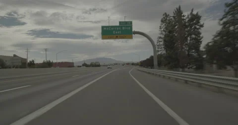 Front driving plate - McCarran Boulevard East at I-80, Sparks Stock-Footage 285356858