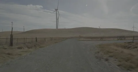 Front driving plate - Olsen Road at Mile 5, Cordelia Vídeo Stock 293302137