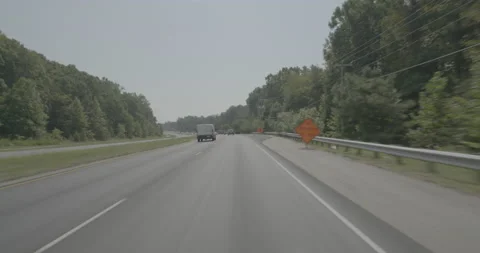 Front driving plate - Ox Road at Henderson Road, Rainbow Stock Footage 284883994