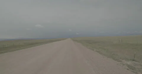 Front driving plate - Sand Creek Road at Mile 2, Laramie Stockbeeldmateriaal 285164764