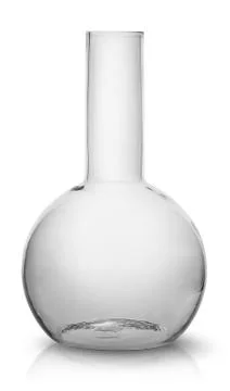 In front empty flask Stock Photos