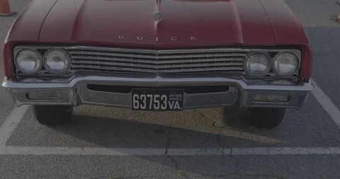 Front End of Antique Buick Stock Footage 168111103