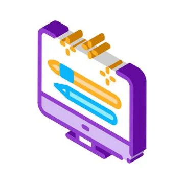 Front end design isometric icon vector illustration Stockillustratie