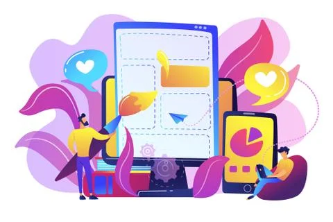 Front end development it concept vector illustration Stockillustratie