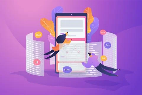 Front end development it concept vector illustration Stockillustratie