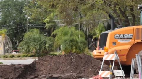 Front End Loader Backs Up Stock Footage 40538336