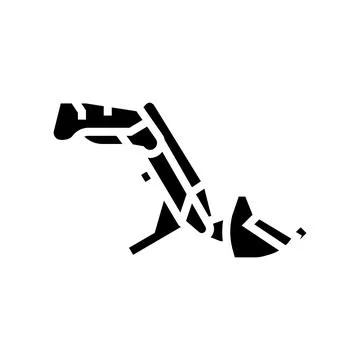 Front end loader farm tool glyph icon vector illustration Stock Illustration