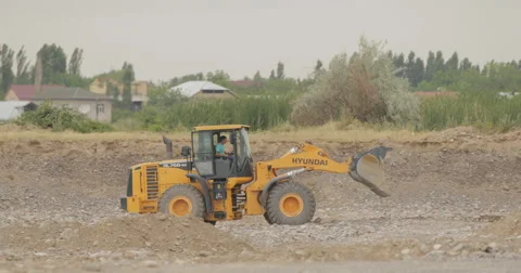 Front End Loader In Work (4K) Stock Footage 61324802