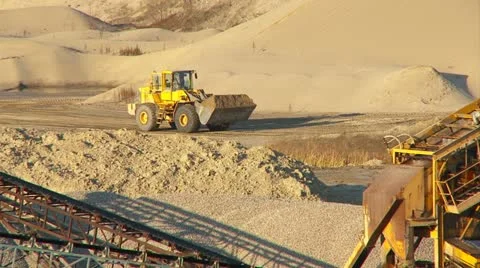 Front-end loader at work Stock Footage 20636495