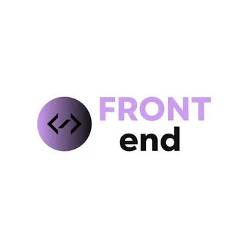 Front-End logo Stock Illustration