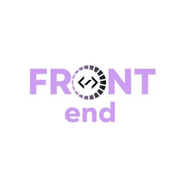 Front End logo Stock Illustration