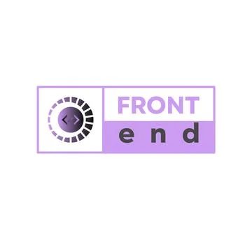 Front End logo Stock Illustration
