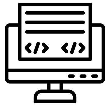 Front End Vector Icon Design Illustration Stock Illustration