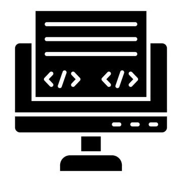 Front End Vector Icon Design Illustration Stock Illustration