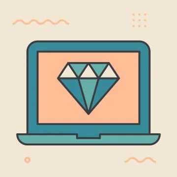 Front end. Web design concept. Unique and creative illustration. Stock Illustration