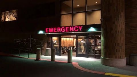 hospital at night