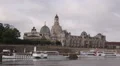 Front Facade Dresden Visual Fine Arts Academy German University Cruise Ships Day HD Footage