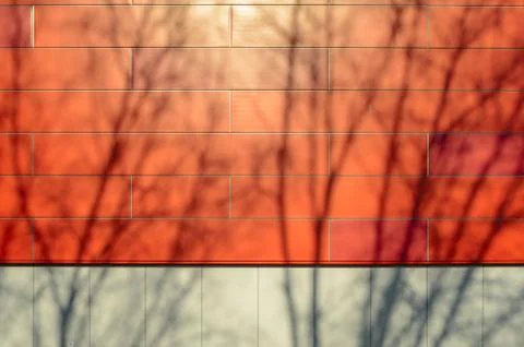 The front facade of a modern building Stock Photos