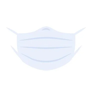 Front facing mask. Stock Illustration