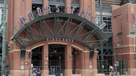 Front gate Coors Field Stock-Footage 53288222