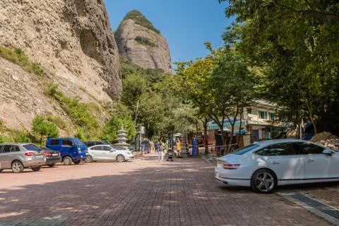 Front gate of Tapsa Temple Stock Photos