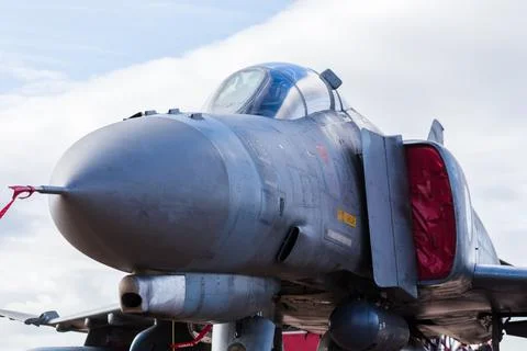 Front of a Greek F-4E Phantom Stock Photos