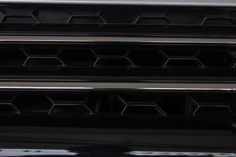 Front grill of a car Foto stock