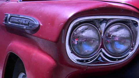 Front grille 1959 Chevy Apache 動画素材 66744638