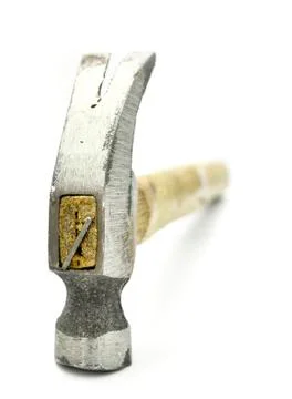 Front of hammer isolated Stock Photos
