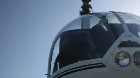 Front Of Helicopter Stock Footage 27138282
