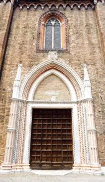Front of historical Chuch Stock Photos
