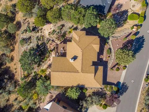 The front of a house Stock Photos