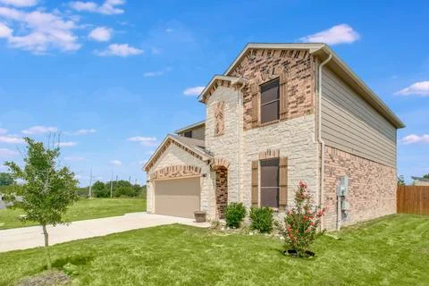 The front of a house Stock Photos