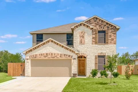 The front of a house Stock Photos