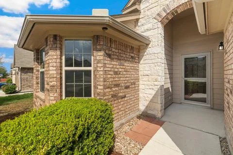 The front of a house Stock Photos