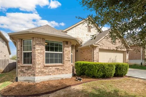 The front of a house Stock Photos