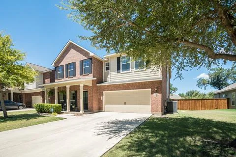 The front of a house Stock Photos