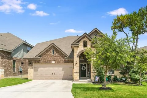 The front of a house Stock Photos
