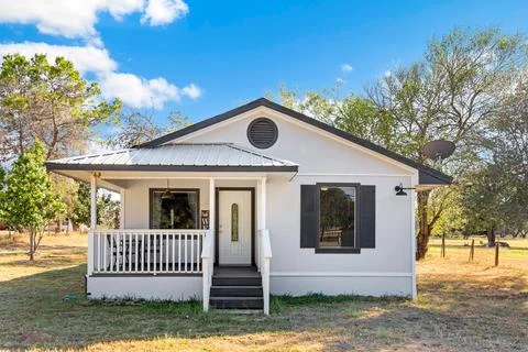 The front of a house Stock Photos