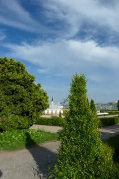 In front of the jeronimo Monasteryery Foto stock
