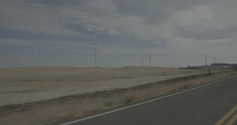 Front left driving plate - Birds Landing Road at Mile 8, Birds Landing Vídeo Stock 293315975