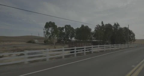 Front left driving plate - Birds Landing Road at Mile 6, Birds Landing Stock Footage 293316741