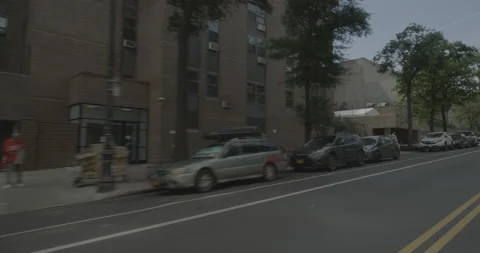 Front left driving plate - Central Park North at Adam C Powell Jr Drive, Stock Footage 251859246