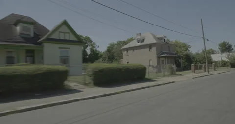 Front left driving plate - East Carolina Avenue at South BB King Avenue, Memphis Stock Footage 253216611