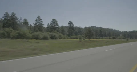 Front left driving plate - Highway 160 at Mile 114 Archuleta County Vídeo Stock 288563396