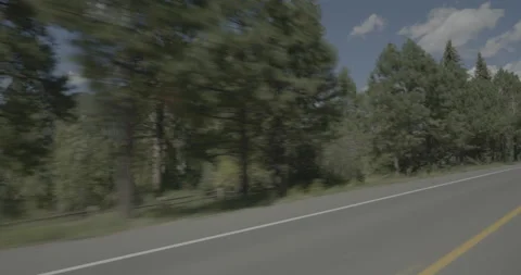 Front left driving plate - Highway 160 at Mile 156 Mineral County Stock Footage 288733761