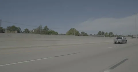 Front left driving plate - Highway 25 at Quincy Avenue Denver Stock Footage 289520150
