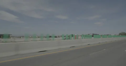 Front left driving plate - Highway 25 at Mile 246 Weld County Vídeos de archivo 289573381